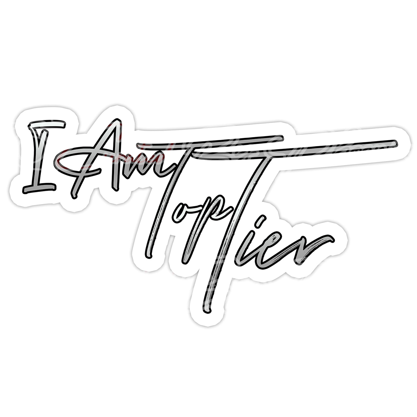 i am top tier prop, photo booth props, party props, photo booth props, custom props, custom prop signs, props, Curated by Phoenix