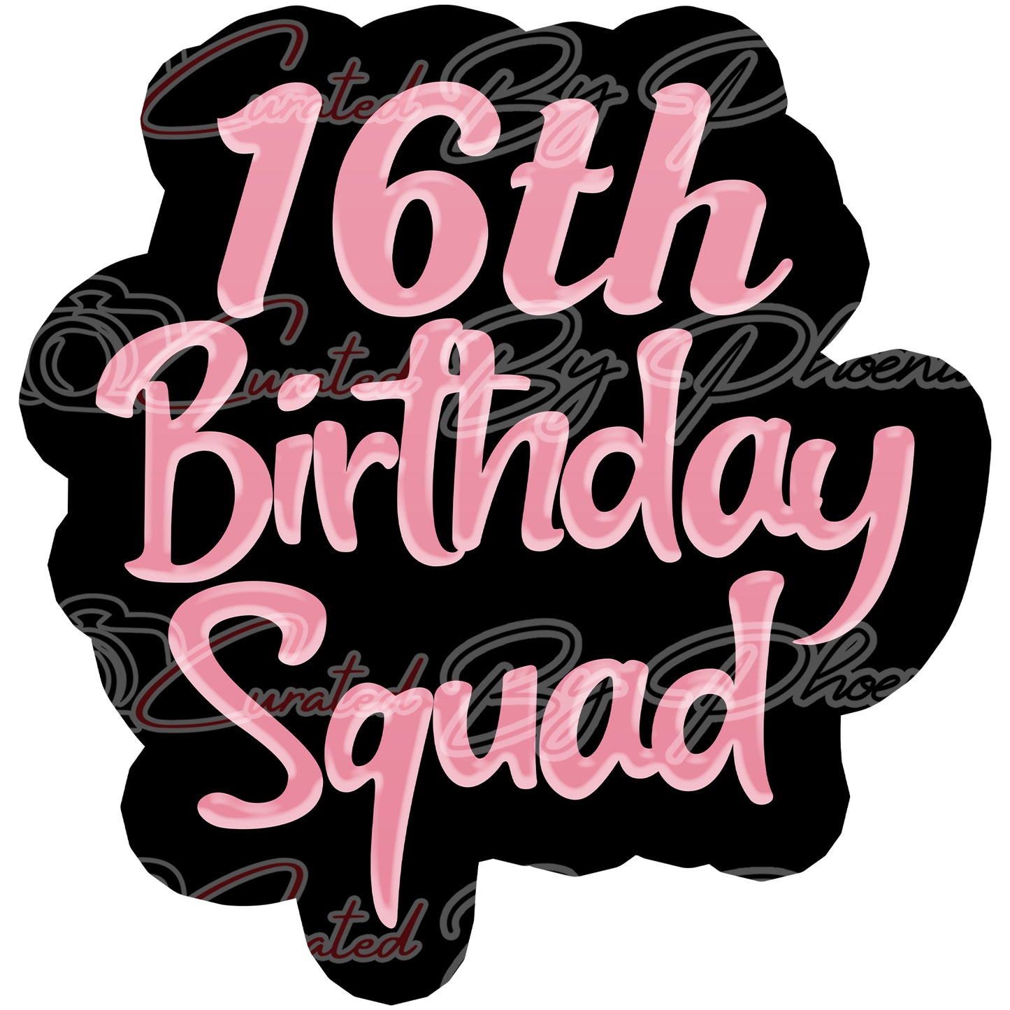 Sweet sixteen photobooth props, sweet sixteen props, custom sweet sixteen props, Photo booth props, custom props, prop signs, props, Curated by Phoenix