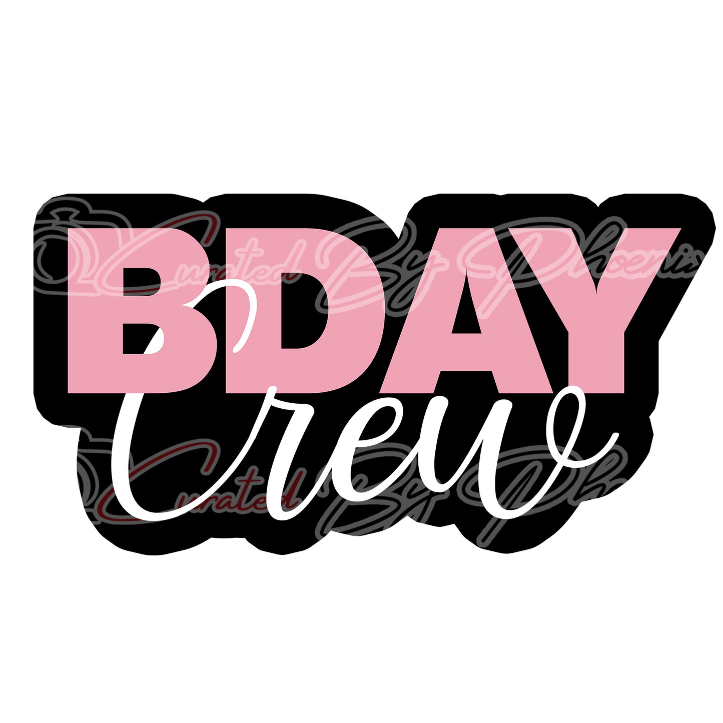 birthday crew prop, sweet sixteen photo booth props, sweet sixteen props, photo booth props, custom props, custom prop, props, Curated by Phoenix