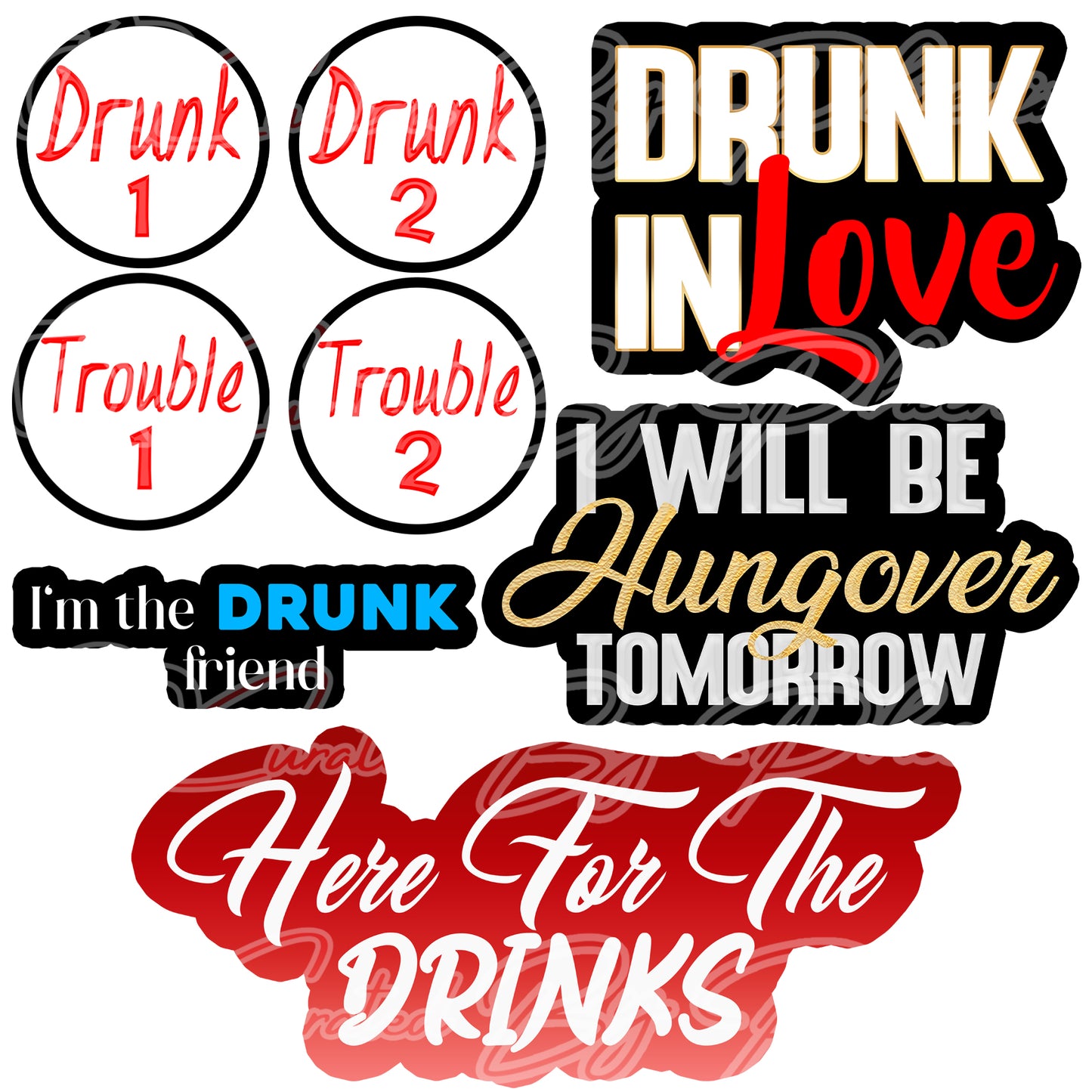 Drunk In Love Prop Bundle