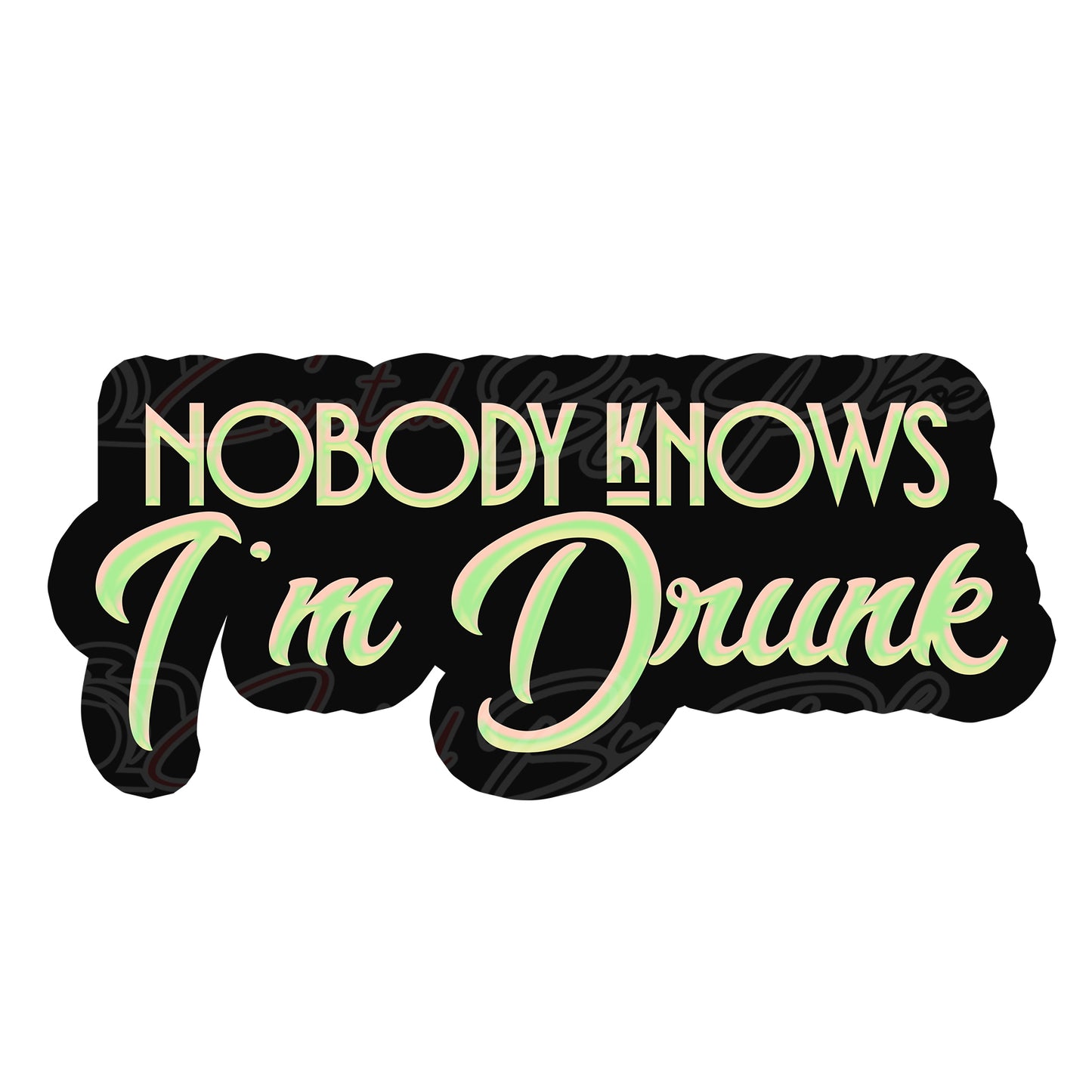 No body knows i'm drunk prop, wedding prop, photo booth prop, props, photo booth props, custom props, custom prop signs, props, Curated by Phoenix