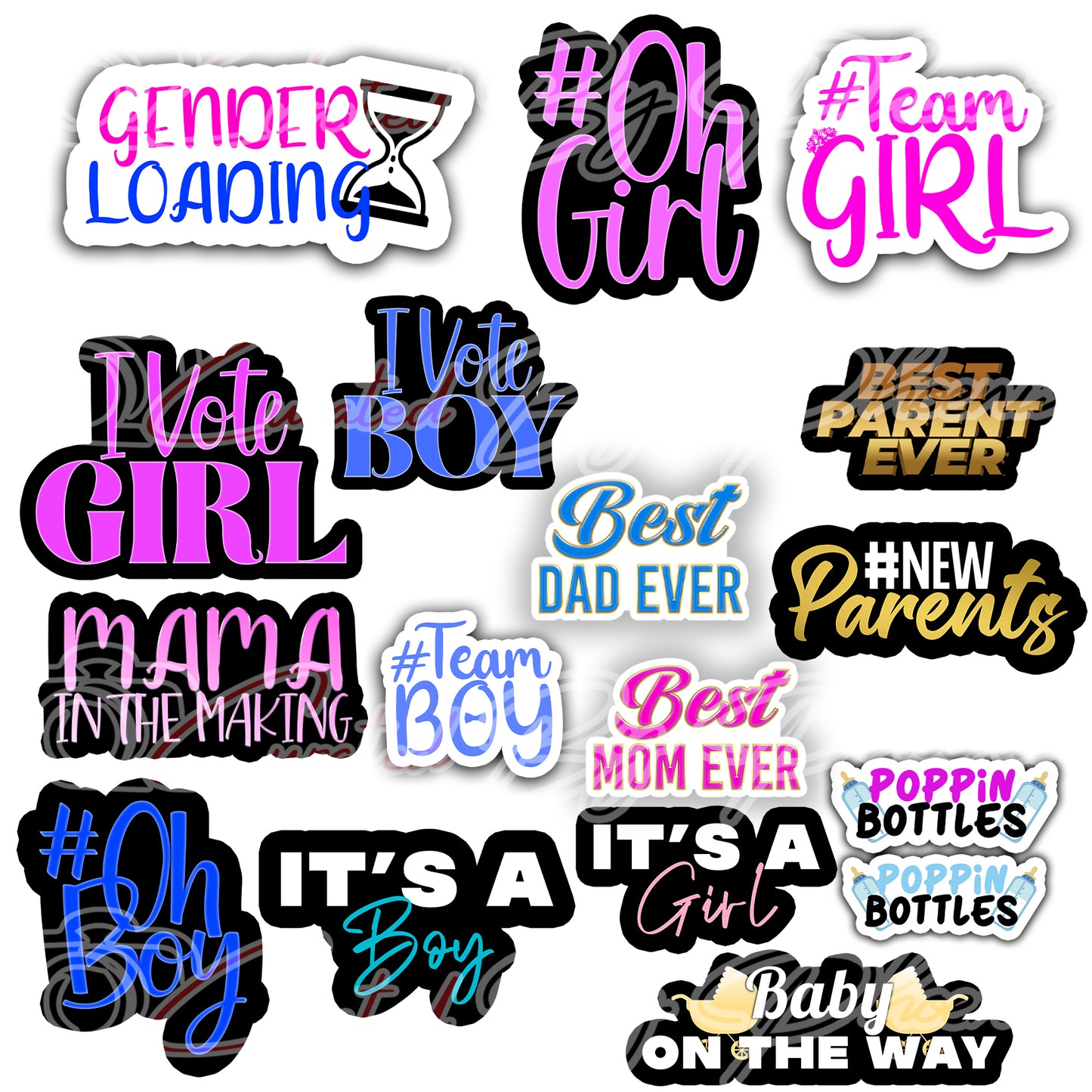 Baby Shower Prop Bundle