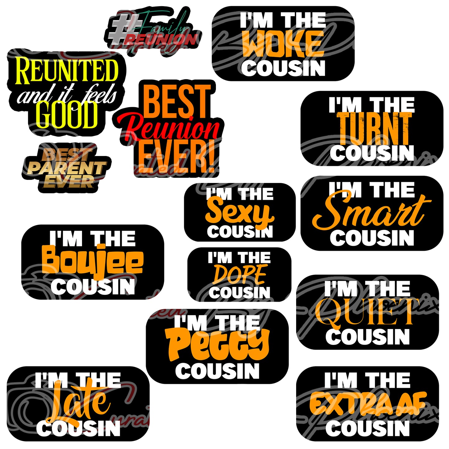 Family Reunion Prop Bundle