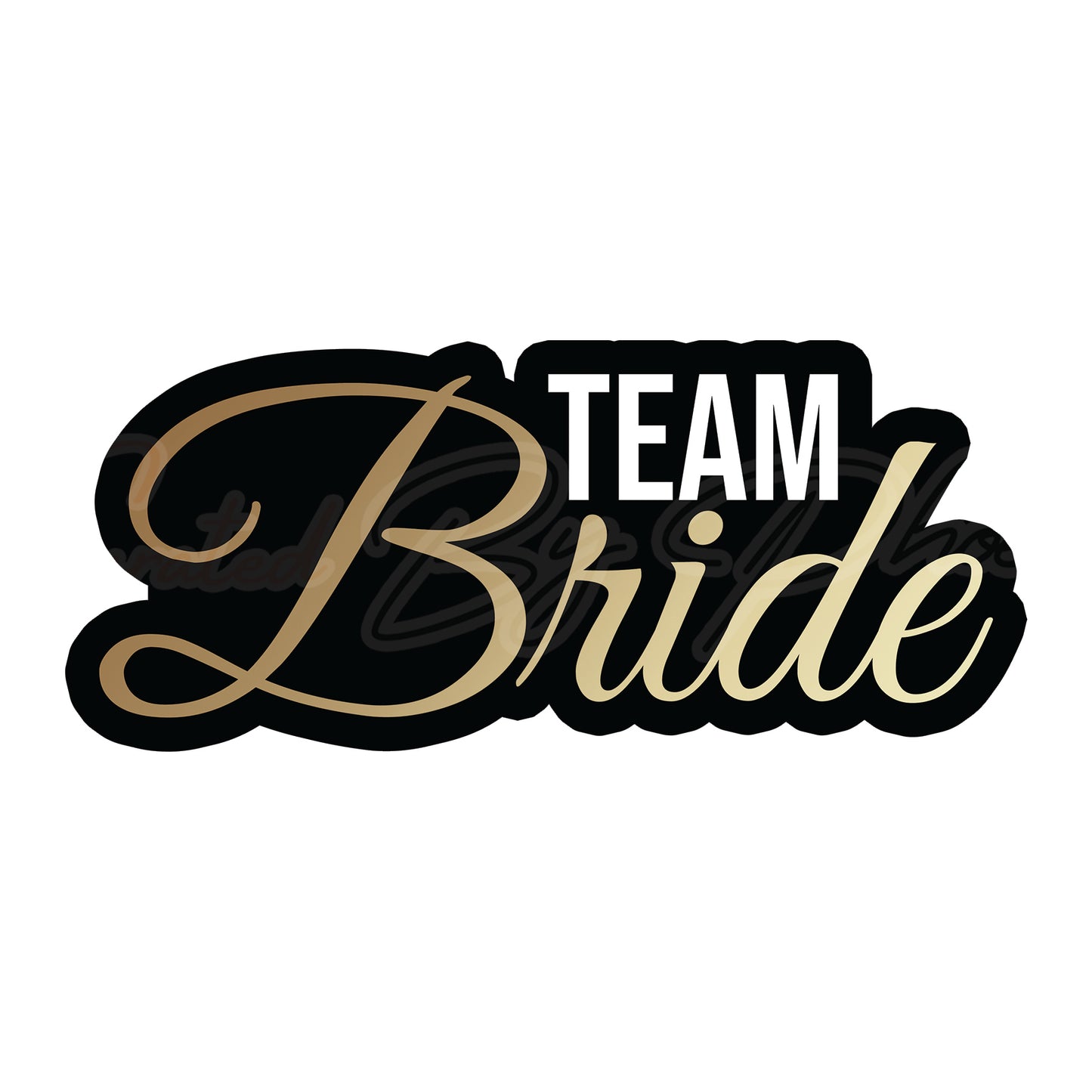 Team Bride prop-wedding photo booth props- wedding props-photo booth props-custom wedding props- custom prop signs-props -Curated by Phoenix