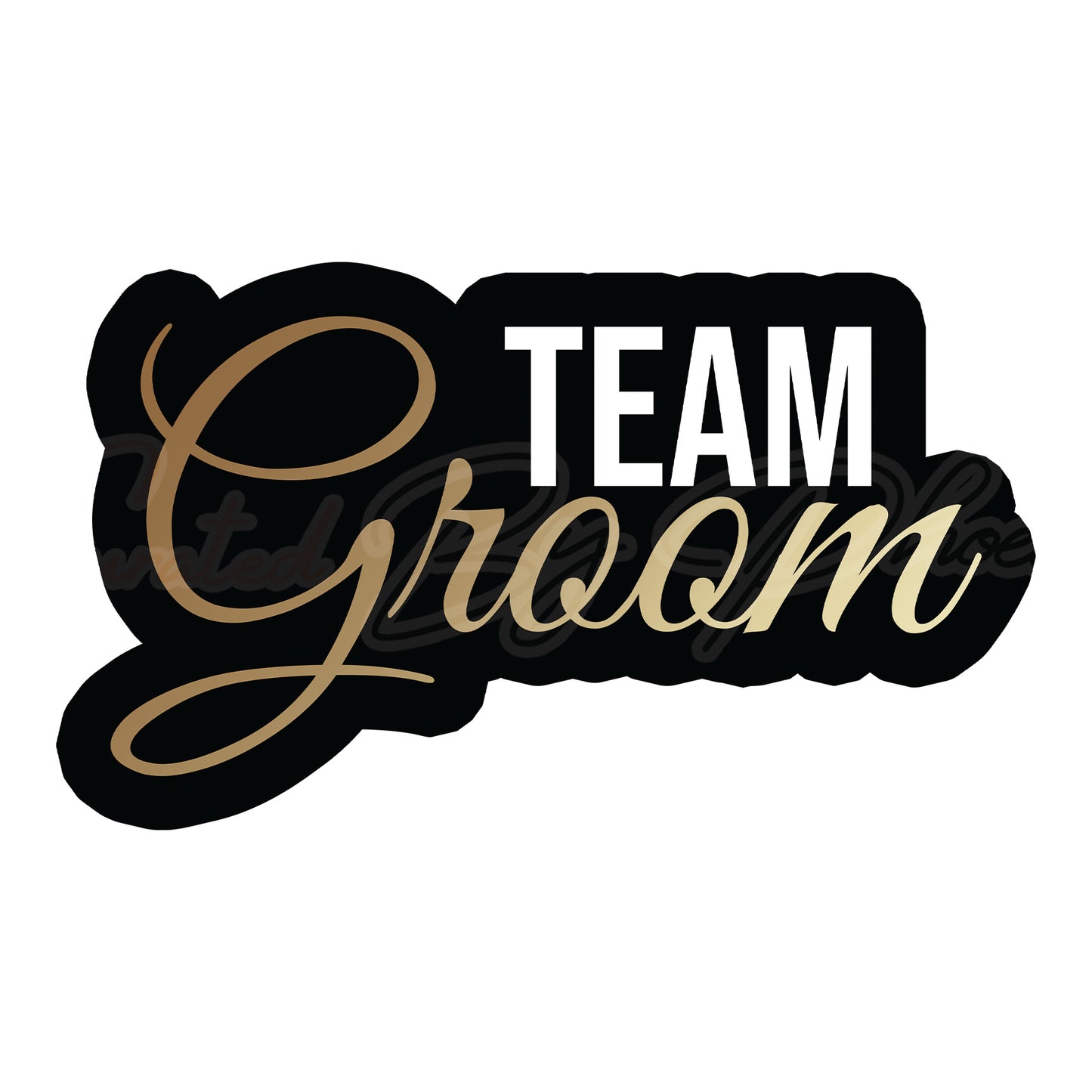 Team Groom prop-wedding photo booth props- wedding props-photo booth props-custom wedding props- custom prop signs-props -Curated by Phoenix