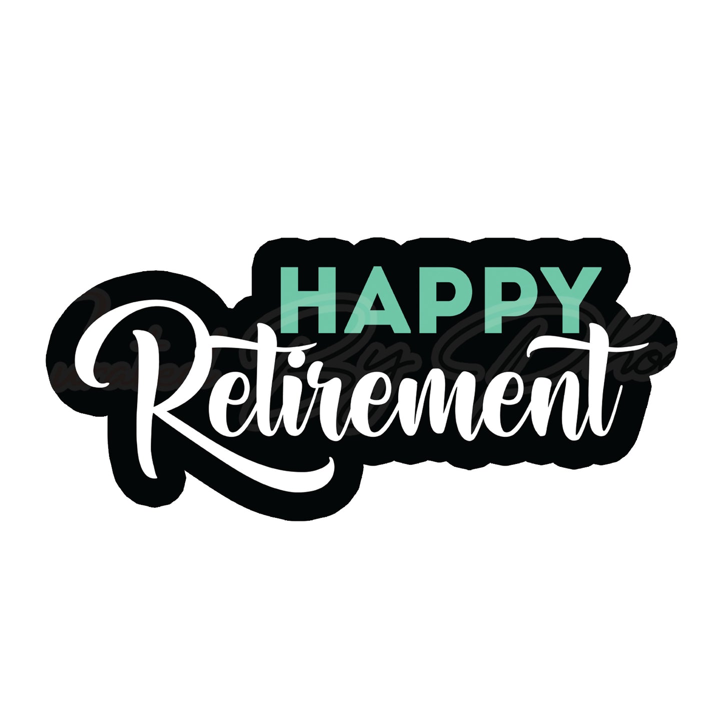Happy Retirement prop, photo booth props, party props, photo booth props, custom props, custom prop signs, props, Curated by Phoenix