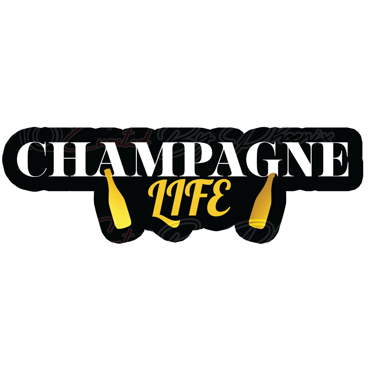 Champagne Life prop, wedding photo booth props, wedding props, photo booth props, custom wedding props, custom prop signs, props , Curated by Phoenix
