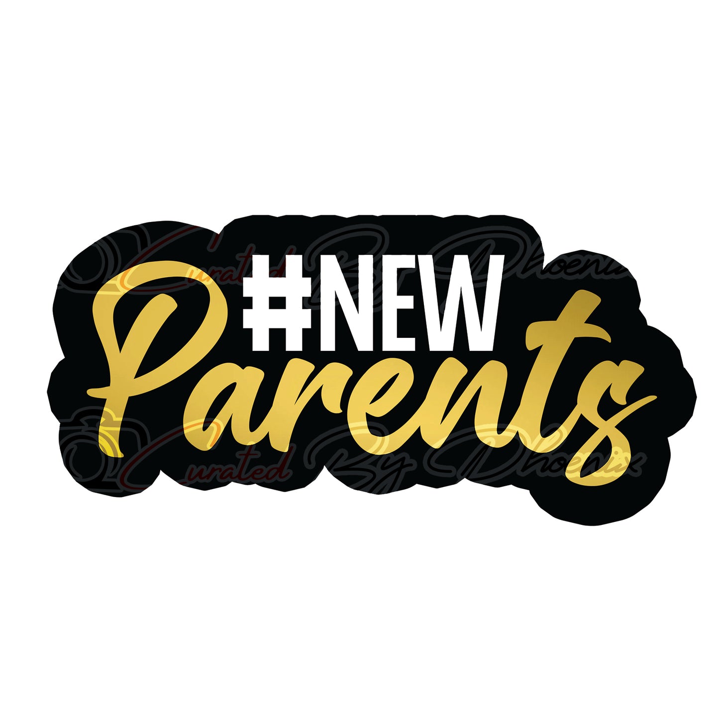 New Parents prop, baby shower photo booth props, baby shower props, photo booth props, custom props, custom prop signs, props, Curated by Phoenix