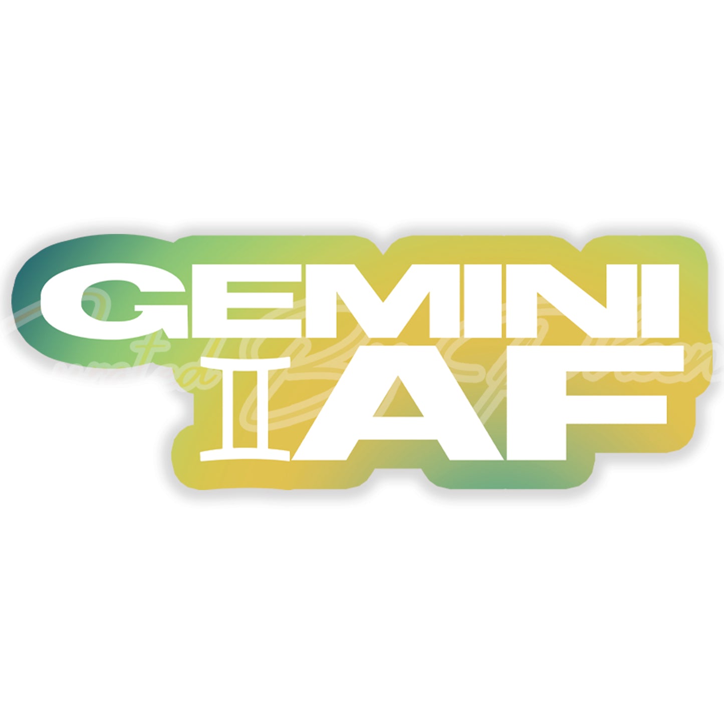 Custom PVC Photo Booth Prop Gemini