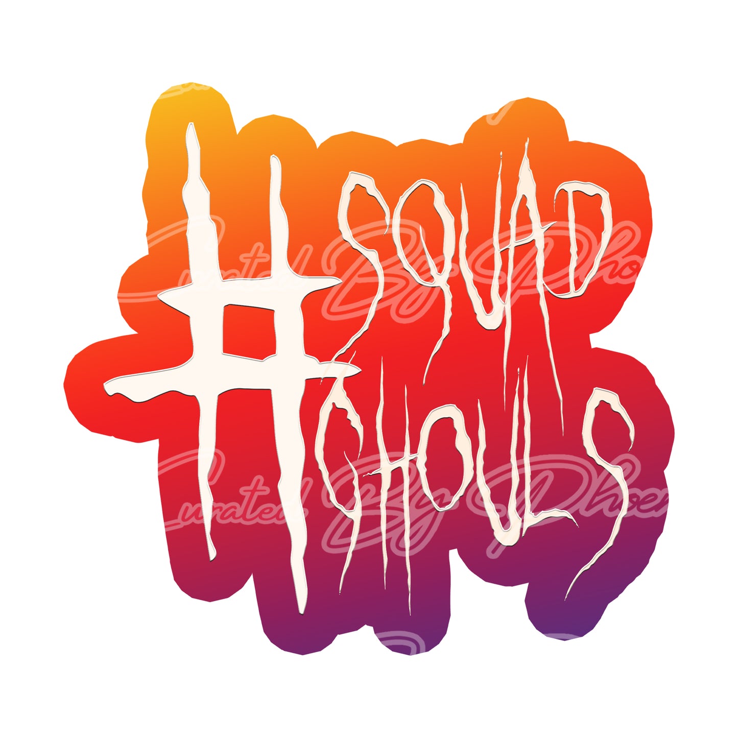 Squadghouls prop-Halloween photo booth props- Halloween props-photo booth props-custom props-prop signs-props -Curated by Phoenix