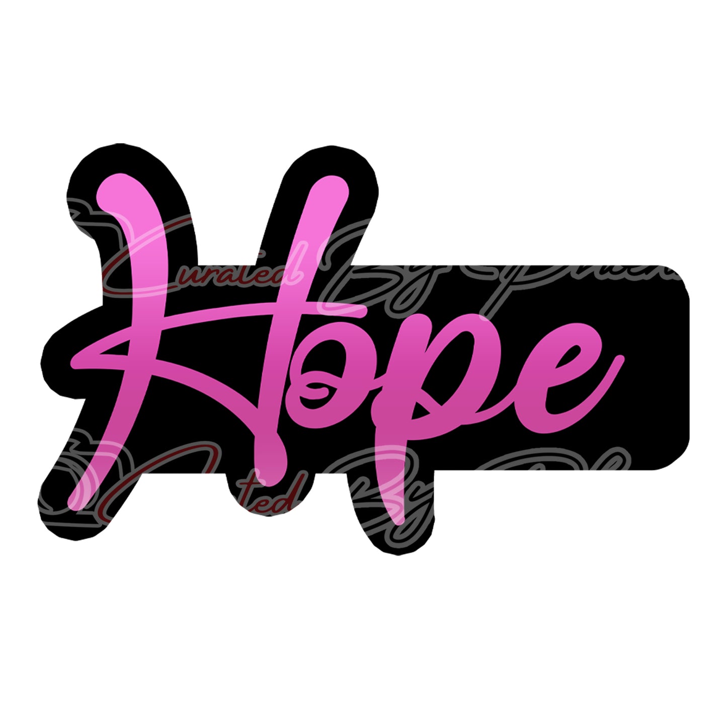 Hope prop, breast cancer photo booth props, breast cancer props, photo booth props, custom props, custom prop signs, props , Curated by Phoenix