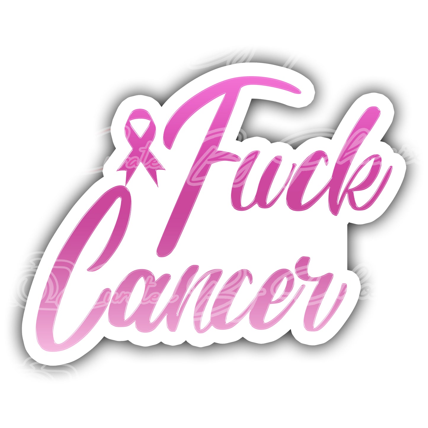 Fuck Cancer prop, breast cancer photo booth props, breast cancer props, photo booth props, custom props, custom prop signs, props, Curated by Phoenix