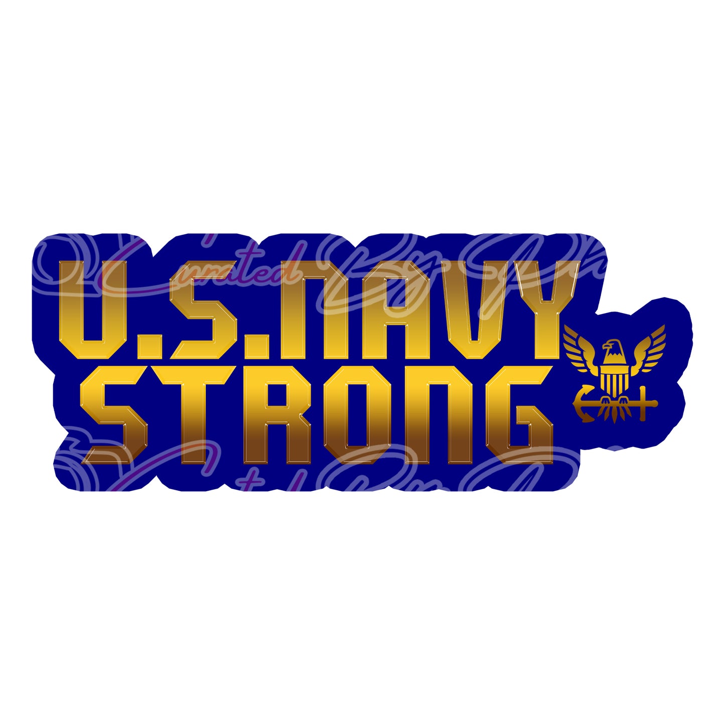 U. S Navy Strong prop-military photo booth props- military props-photo booth props-custom props-prop signs-props -Curated by Phoenix