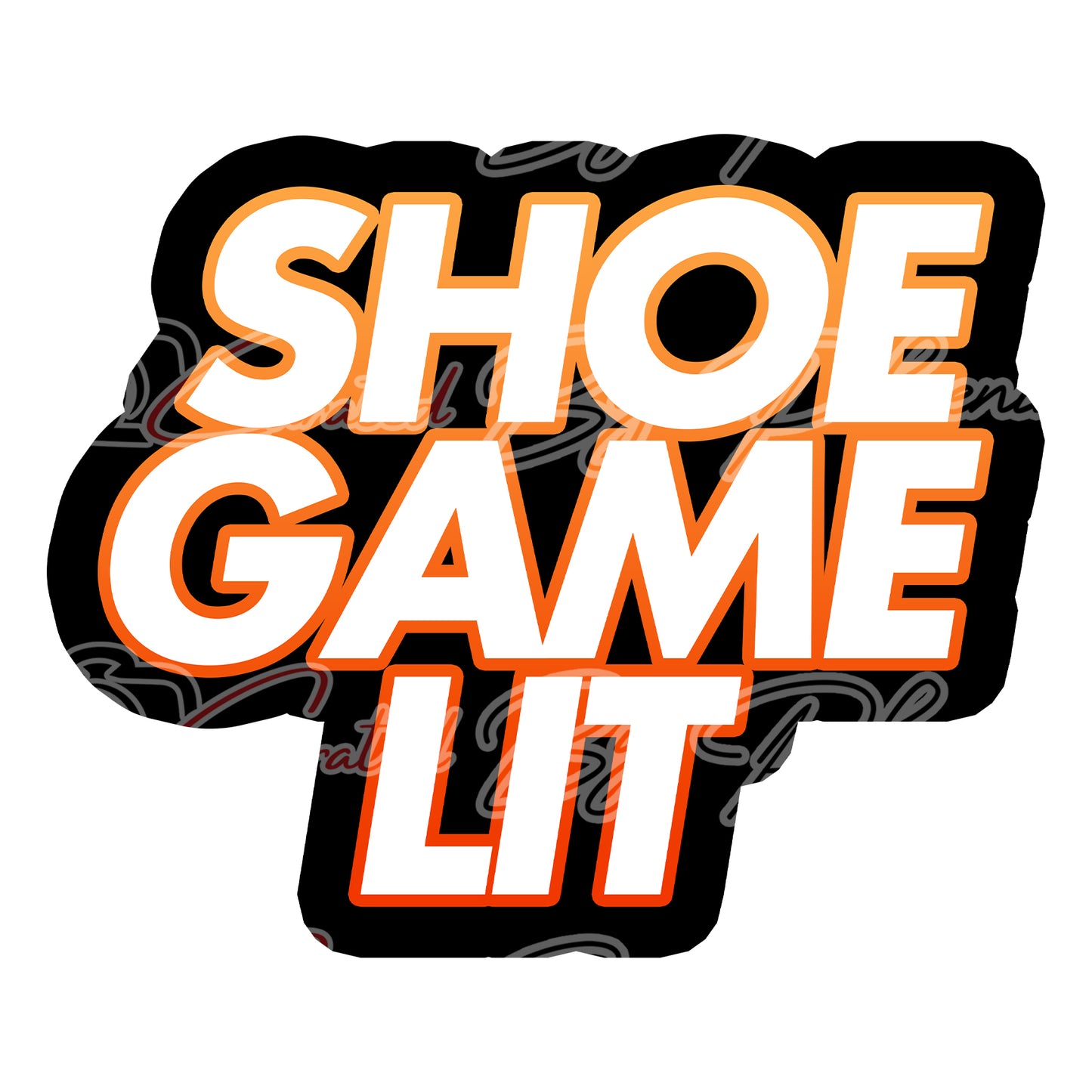 Shoe game lit prop-sneaker ball photo booth props- sneaker ball props-photo booth props-custom props- custom prop signs-props -Curated by Phoenix