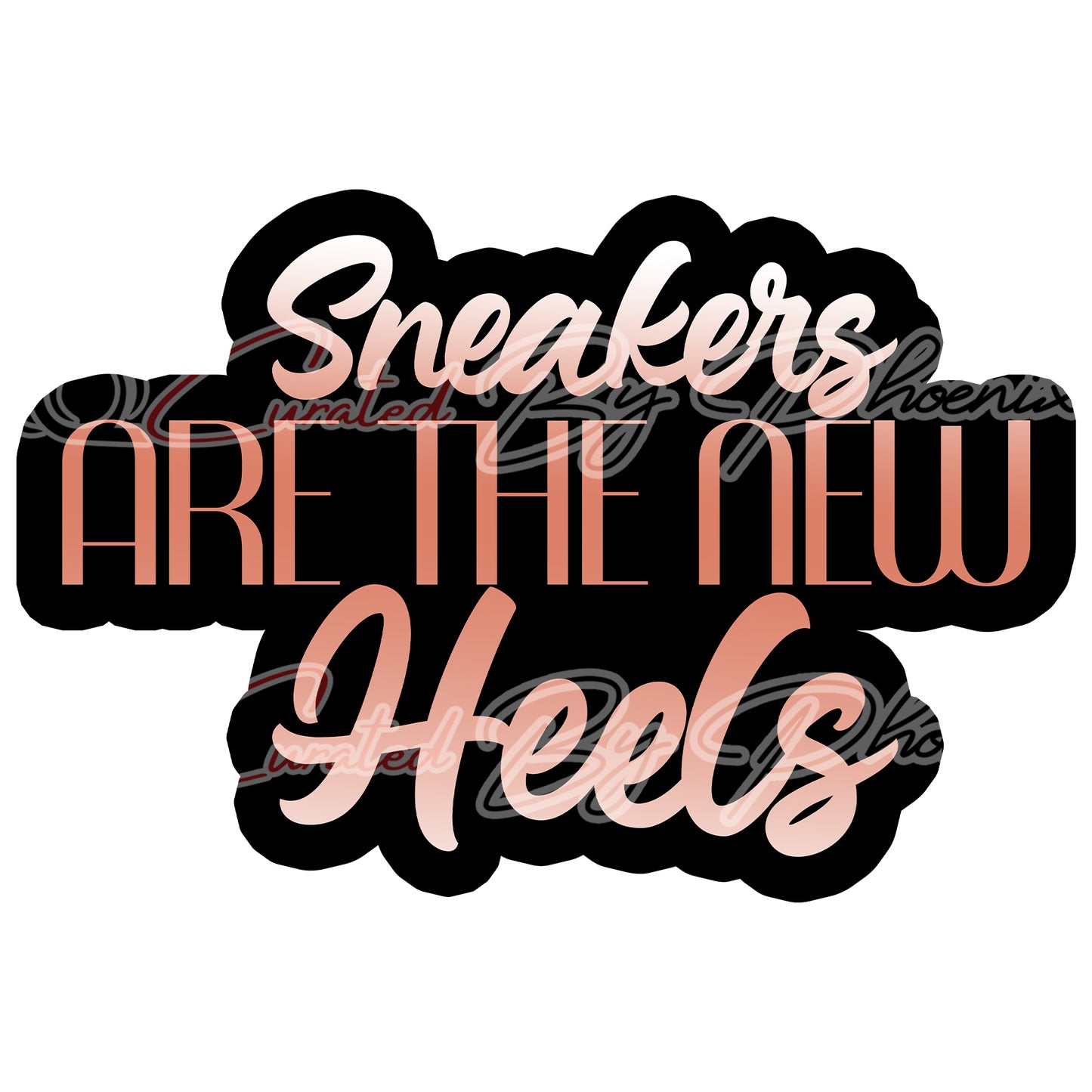 Sneakers are the new heels prop-sneaker ball photo booth props- sneaker ball props-photo booth props-custom props- custom prop signs-props -Curated by Phoenix