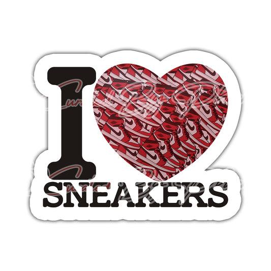 I love sneakers prop-sneaker ball photo booth props- sneaker ball props-photo booth props-custom props- custom prop signs-props -Curated by Phoenix 