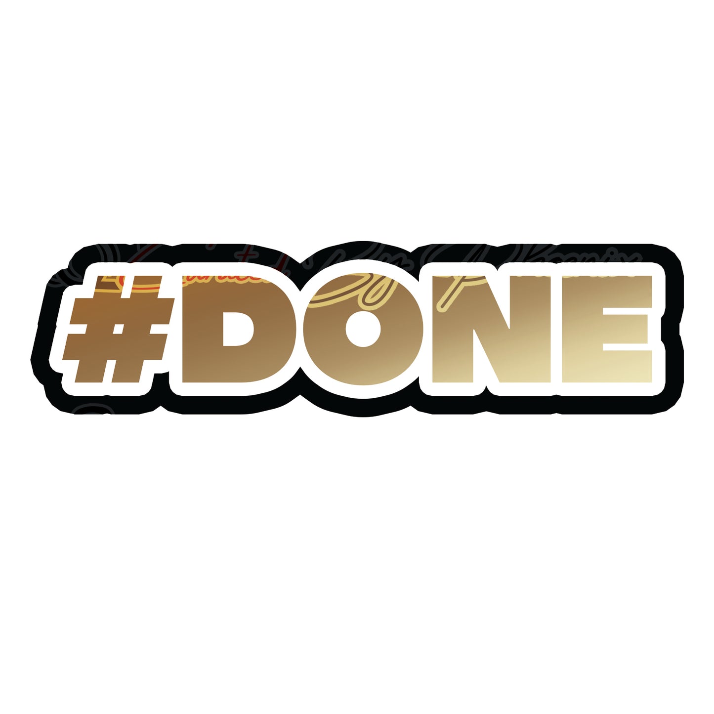 Done Prop, Done Photo booth prop sign, Photo booth props, custom props , prop signs, Curated by Phoenix