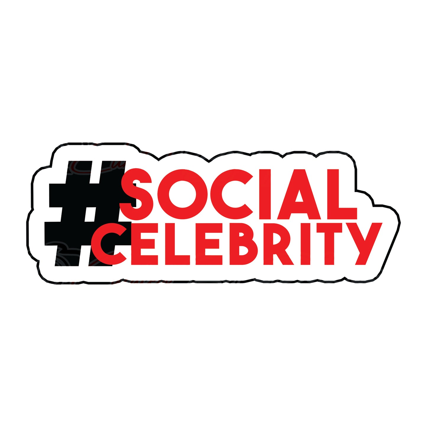 Social Celebrity prop-photo booth props- party props-photo booth props-custom props- custom prop signs-props -Curated by Phoenix