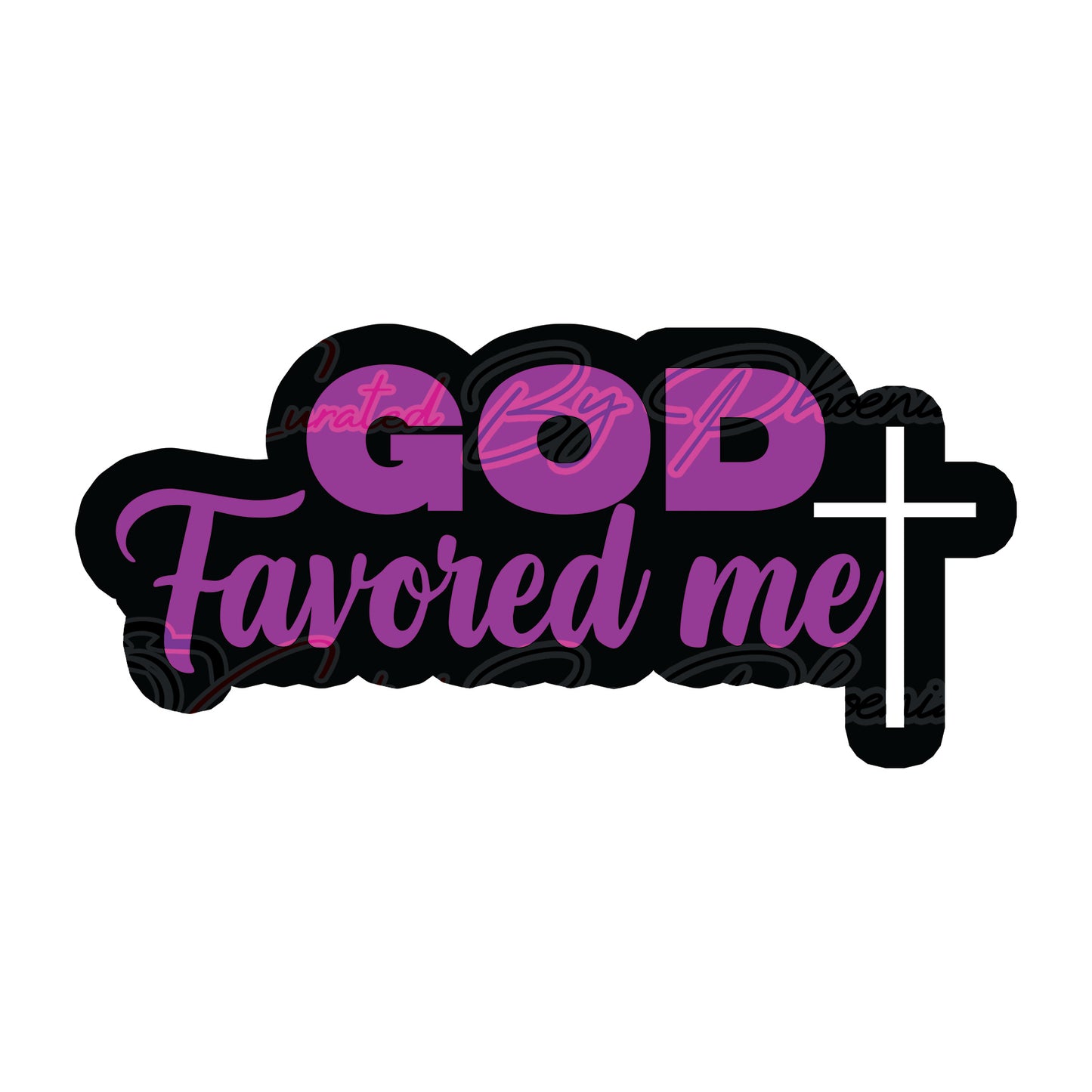 God Favored Me prop, church photo booth props, church props, photo booth props, custom props, prop signs, props, Curated by Phoenix