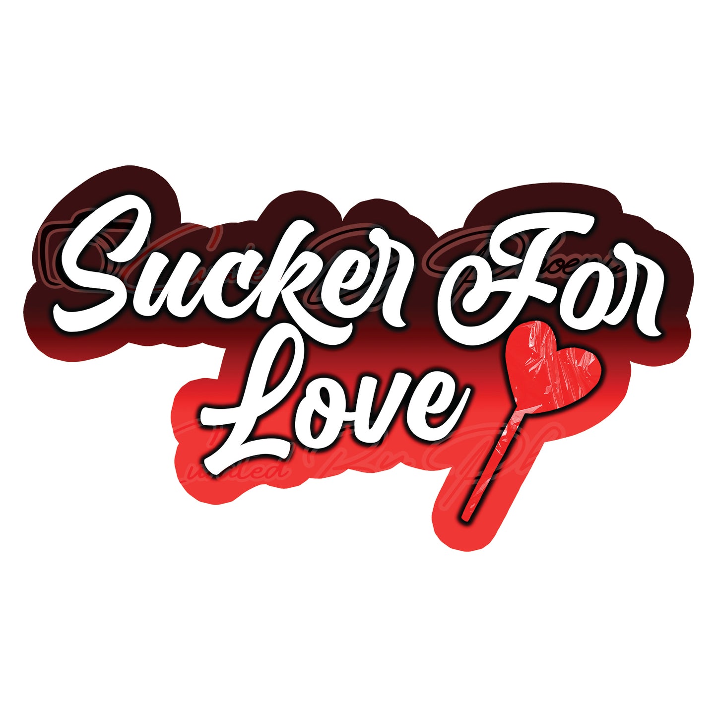 Custom PVC Photo Booth Prop Sucker for Love