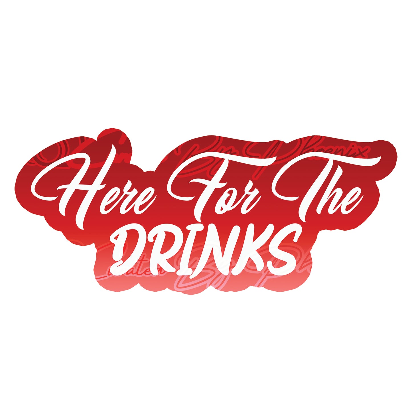 Here For The Drinks prop, wedding photo booth props, wedding props, photo booth props, custom wedding props, custom prop signs, props, Curated by Phoenix