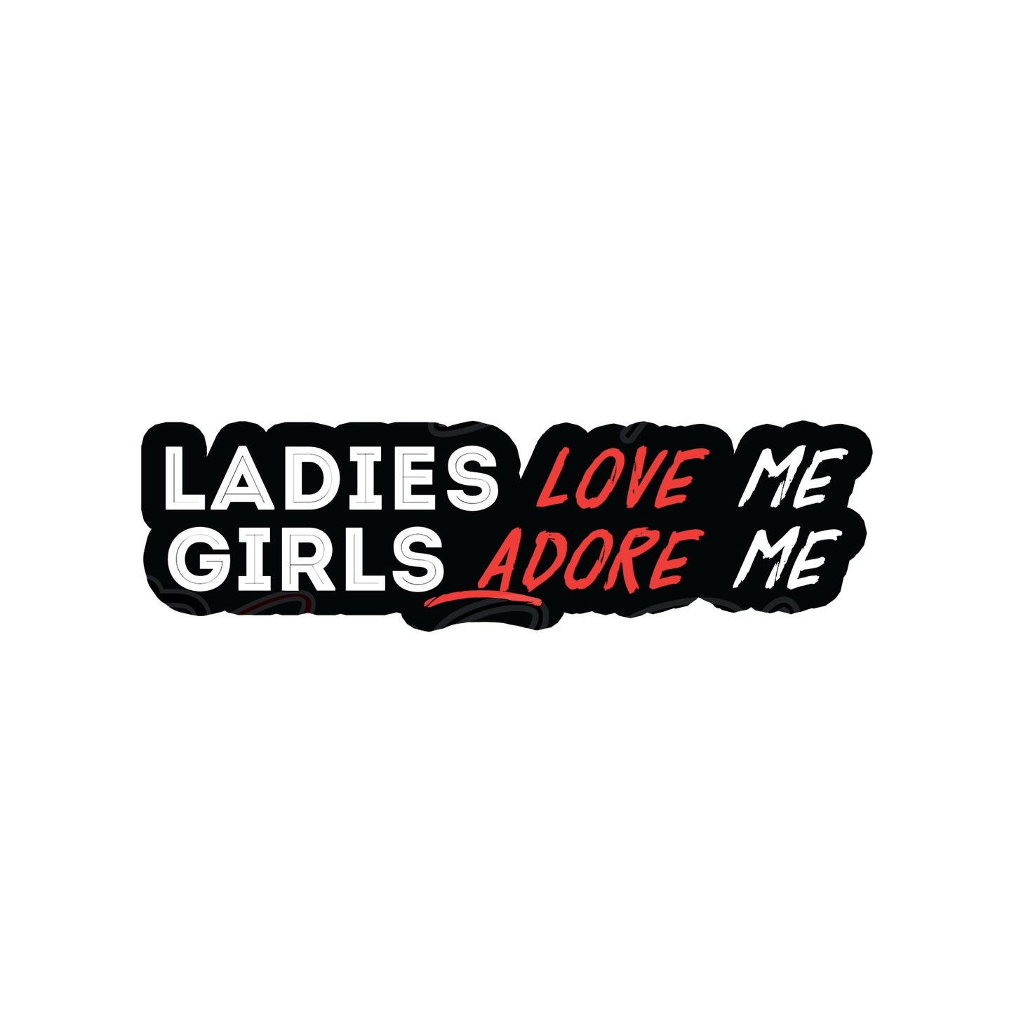 Ladies Love Girls Adore Me prop, Valentine photo booth props, valentine props, photo booth props, custom props, custom prop signs, props, Curated by Phoenix