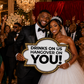 Drinks On Us Hangover on You Wedding Marquee Sign