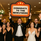 Congrats To The Newlyweds Wedding Entrance Sign