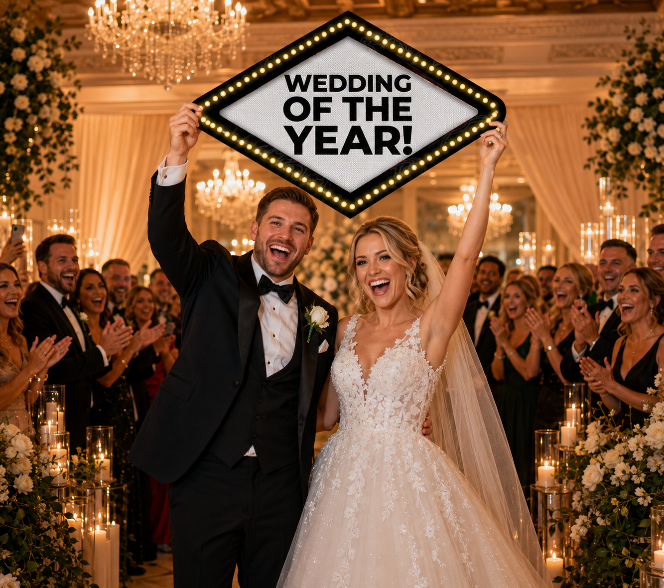 Wedding Of The Year Wedding Marquee Sign