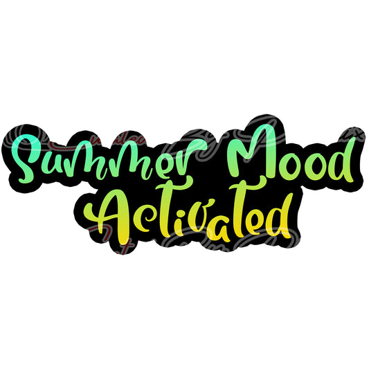 Summer mood activated prop- Summer photo booth props- summer props-photo booth props-custom props- custom prop signs-props -Curated by Phoenix 