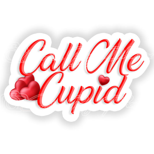 call me cupid prop-Valentine photo booth props- valentine props-photo booth props-custom props- custom prop signs-props -Curated by Phoenix 