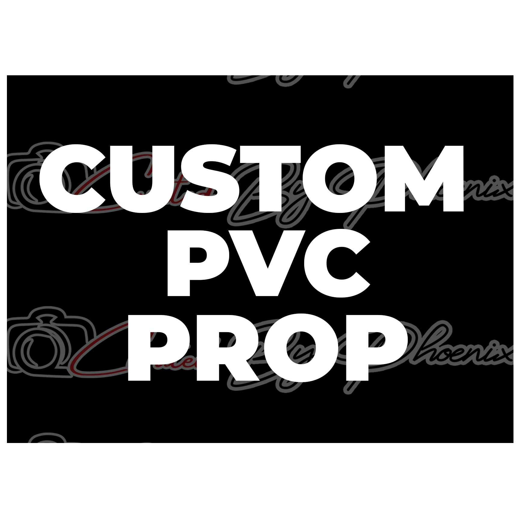 Custom Square 20in PVC Prop – Curated By Phoenix