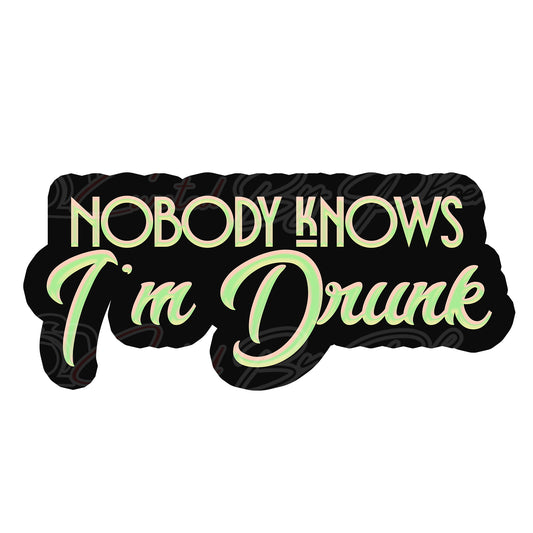 No body knows i'm drunk prop, wedding prop,  photo booth prop,  props, photo booth props, custom props,  custom prop signs, props, Curated by Phoenix