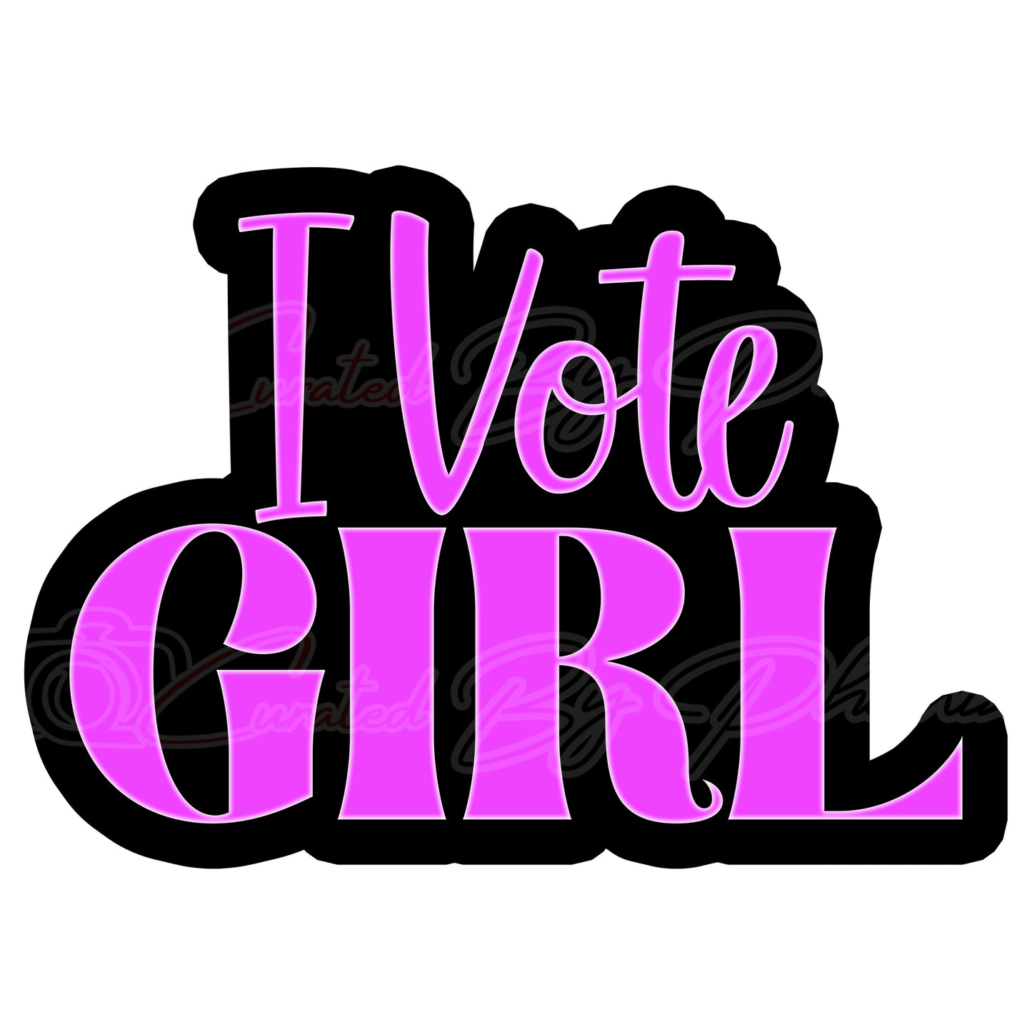 I Vote Girl Prop