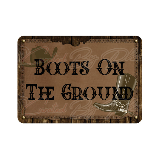 Boots On The Ground Prop