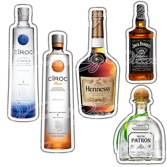 Liquor Bottles Prop Bundle