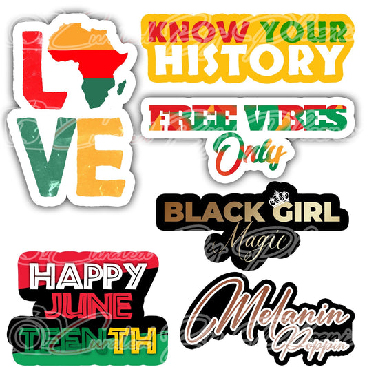 Happy Juneteenth prop-black history prop-black history photo booth prop custom props- custom prop signs-props -Curated by Phoenix 