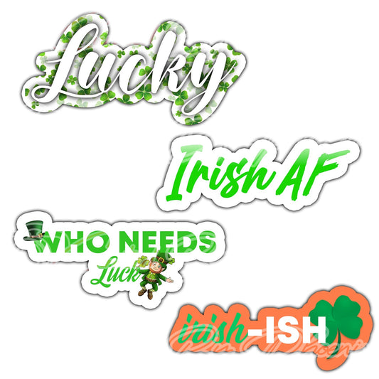 St Patrick photo booth props- st patrick props-photo booth props-custom props- custom prop signs-props -Curated by Phoenix 