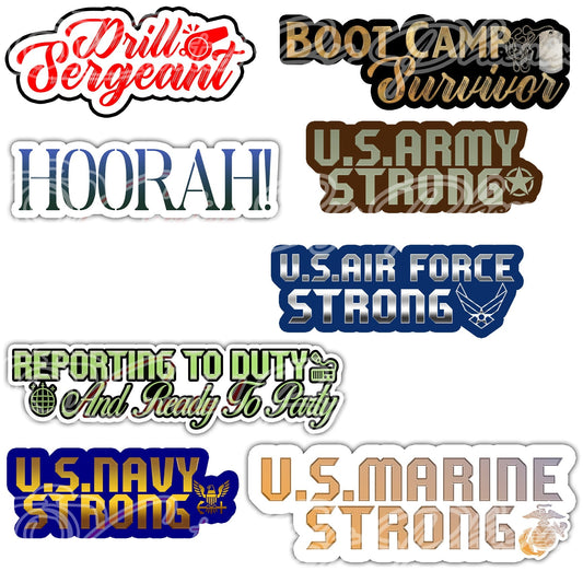military photo booth props- military props-photo booth props-custom props-prop signs-props -Curated by Phoenix 