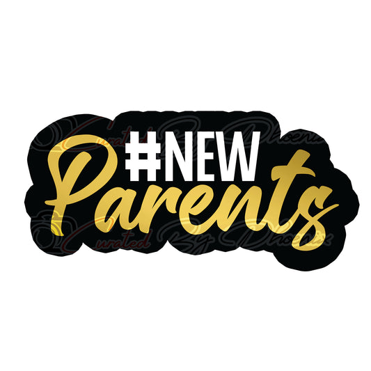 Custom PVC Photo Booth Prop New Parents 