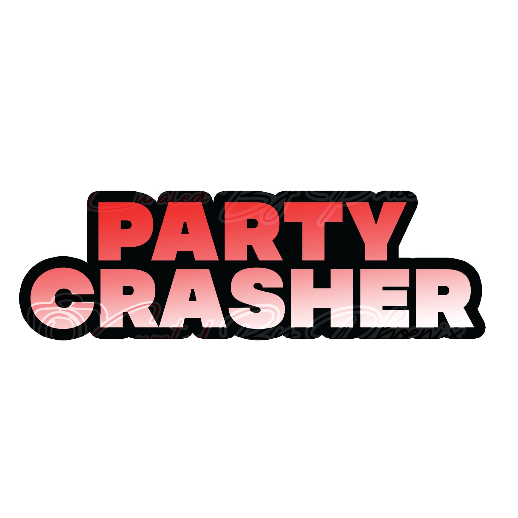 Custom PVC Photo Booth Prop Party Crasher 