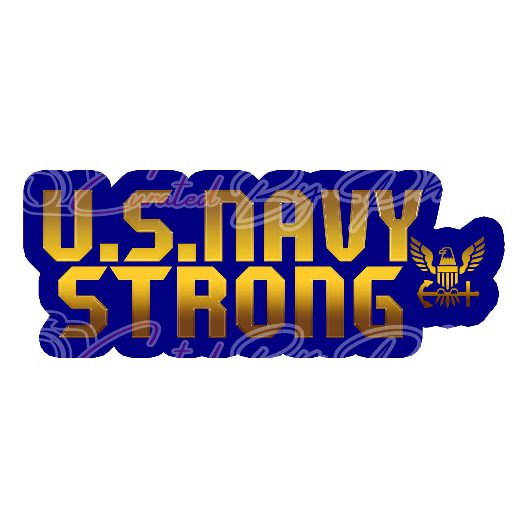 U. S Navy Strong prop-military photo booth props- military props-photo booth props-custom props-prop signs-props -Curated by Phoenix 