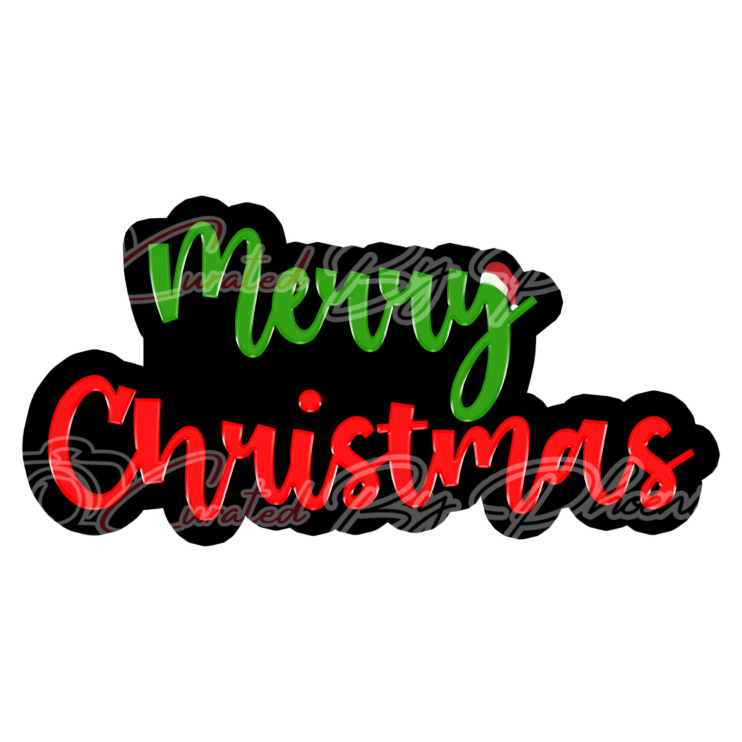  Merry Christmas  prop-christmas photo booth props- christmas props-holiday props-photo booth props-custom props-prop signs-props -Curated by Phoenix 