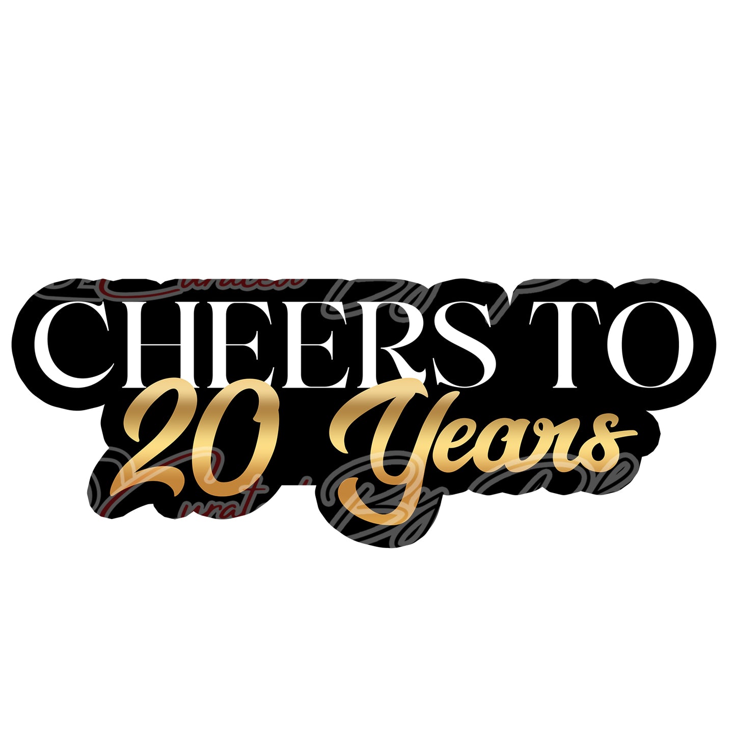 cheers to 20 years prop-celebration props-cheers prop-photo booth props- props-photo booth props-custom props- custom prop signs-props -Curated by Phoenix 