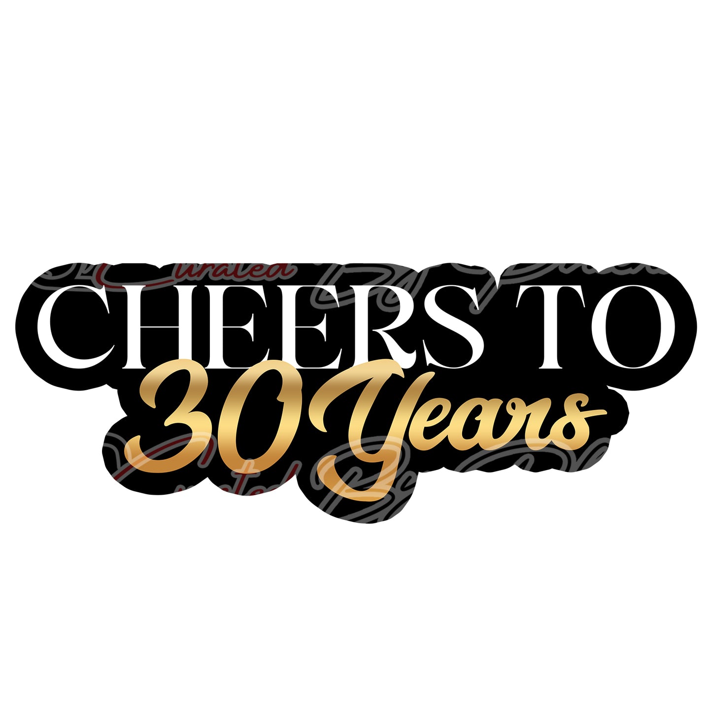 cheers to 30 years prop-celebration props-cheers prop-photo booth props- props-photo booth props-custom props- custom prop signs-props -Curated by Phoenix 