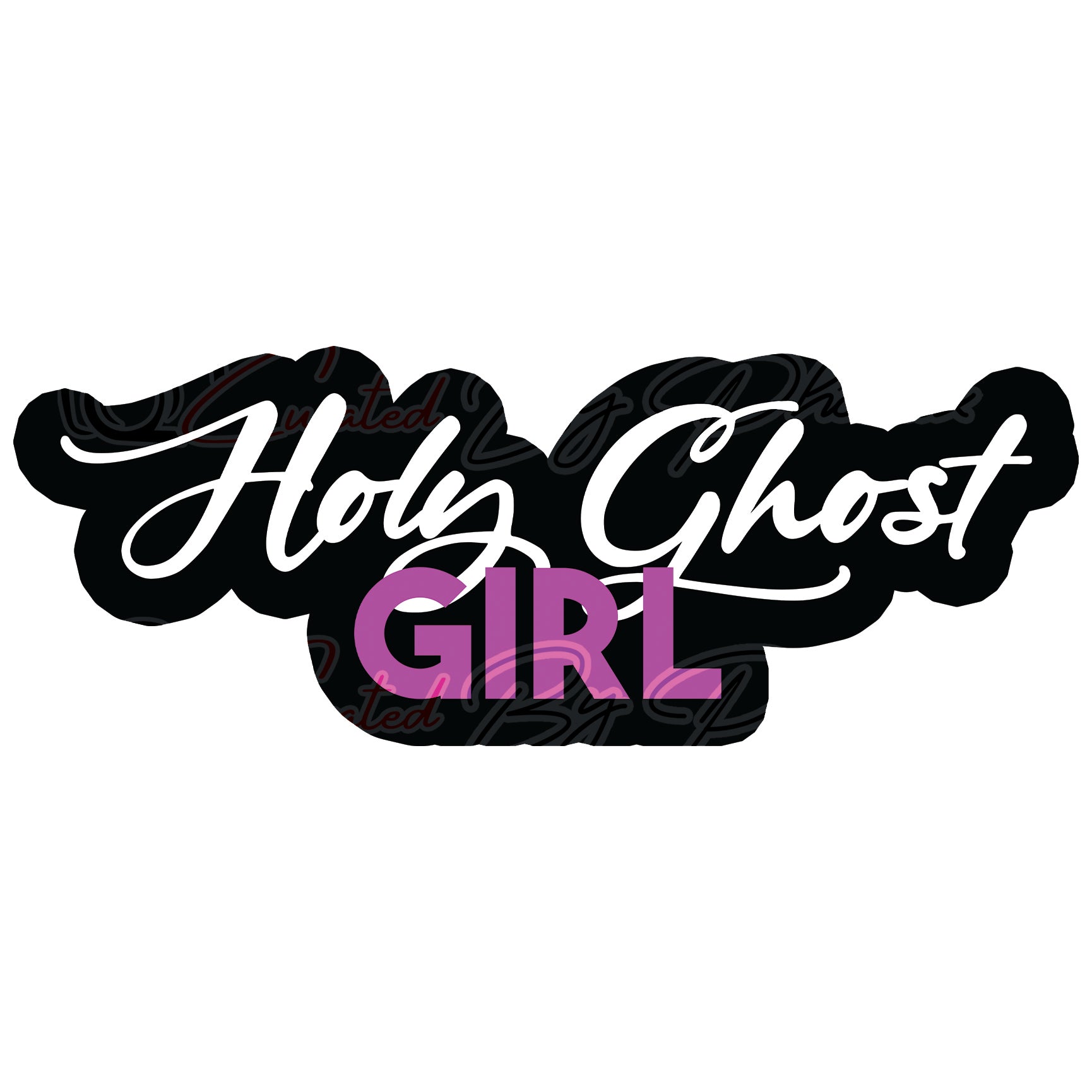 Custom PVC Photo Booth Prop Holy Ghost Girl 