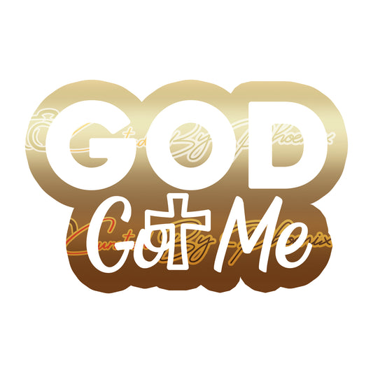 God Got Me prop-church photo booth props- church props-photo booth props-custom props-prop signs-props -Curated by Phoenix 