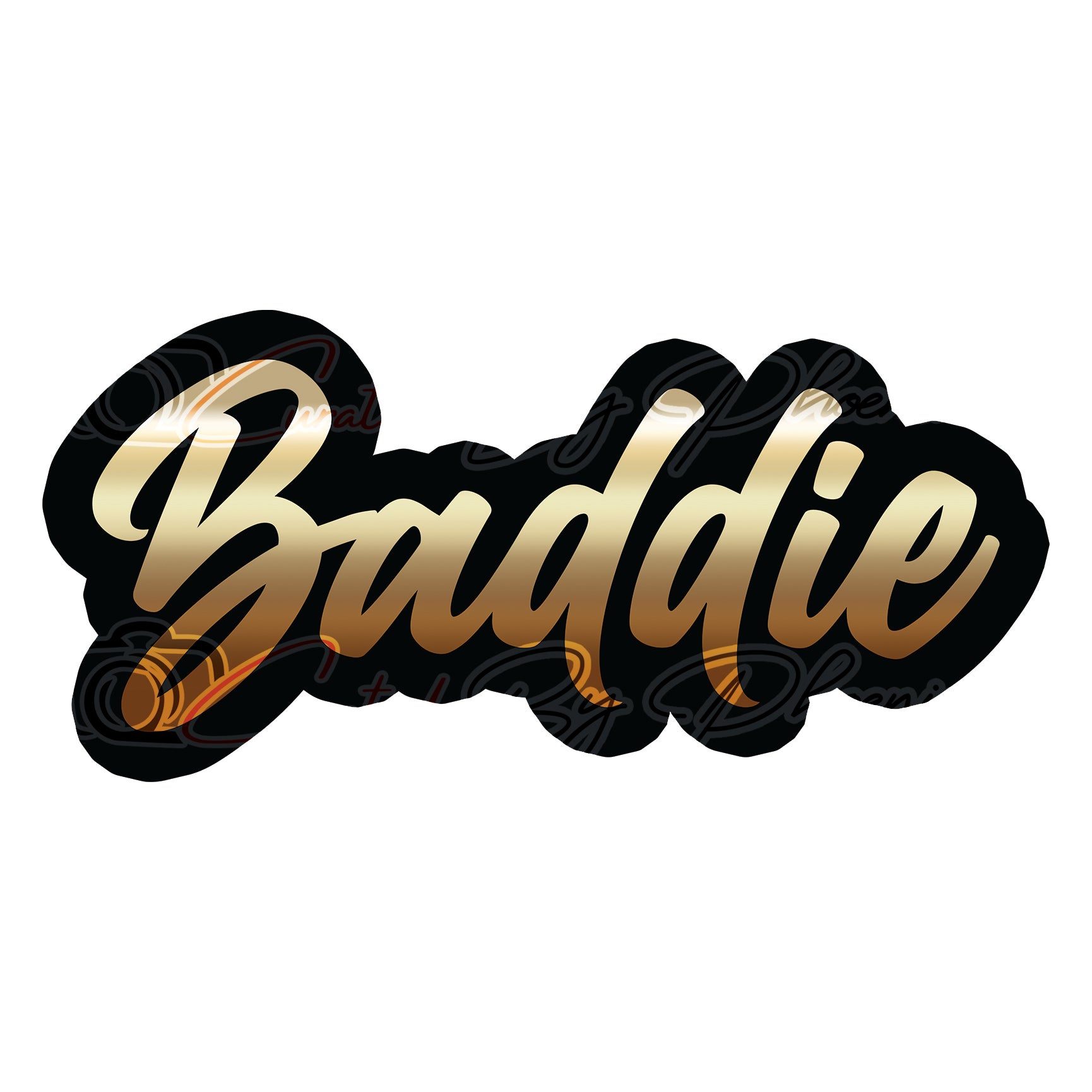  Baddie  prop-photo booth props- party props-photo booth props-custom props- custom prop signs-props -Curated by Phoenix 